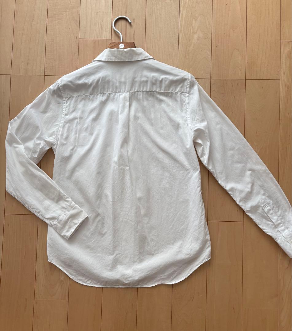 COMME des GARÇONS ホワイトシャツ S 丸襟
