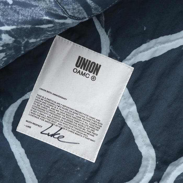 A*R様 OAMC X UNION LINER NAVY S