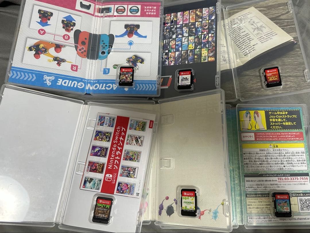 ニンテンドースイッチソフト　まとめ売り