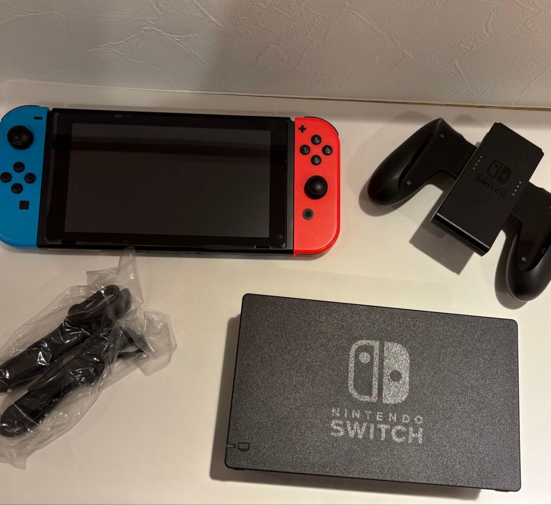 Nintendo Switch 本体 赤/青 本体 SDカード付き