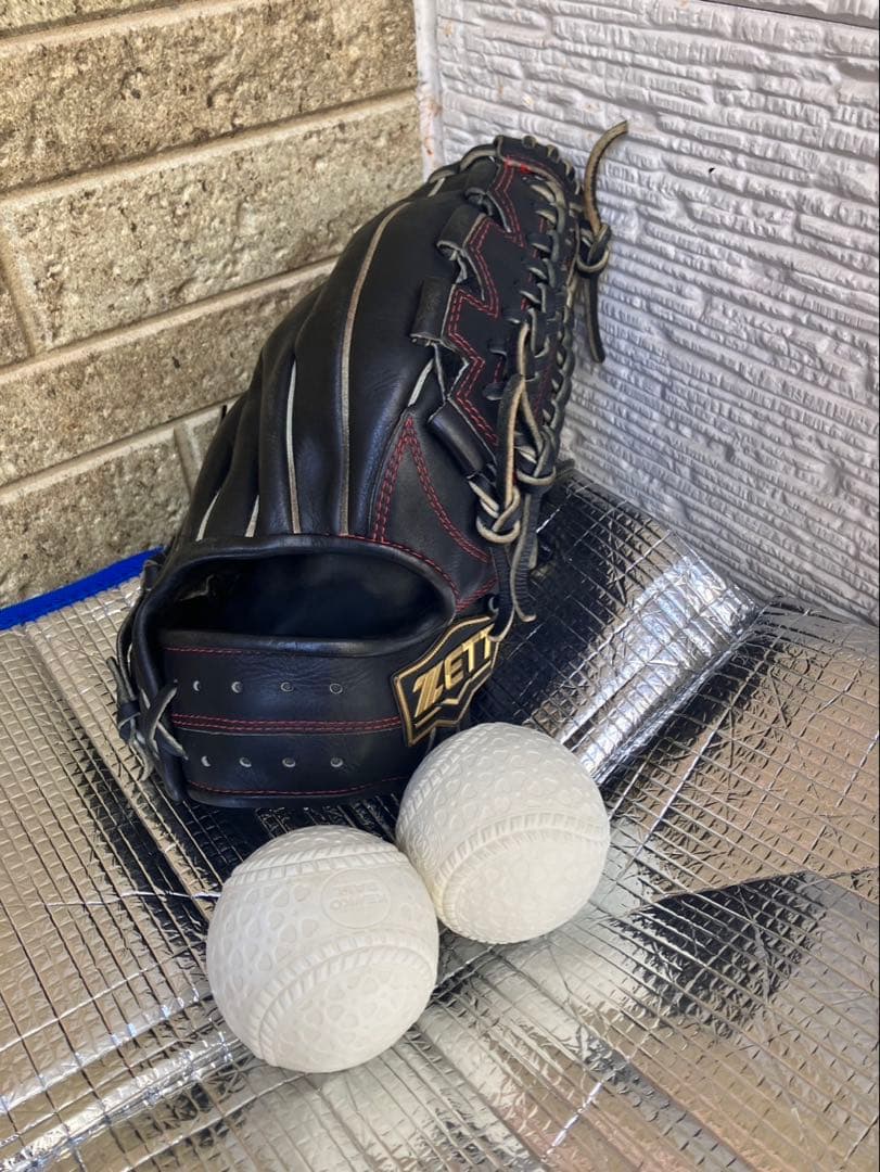 限定値下！ZETT 軟式グローブ BRGB31230 黒　オールラウンド　一般用