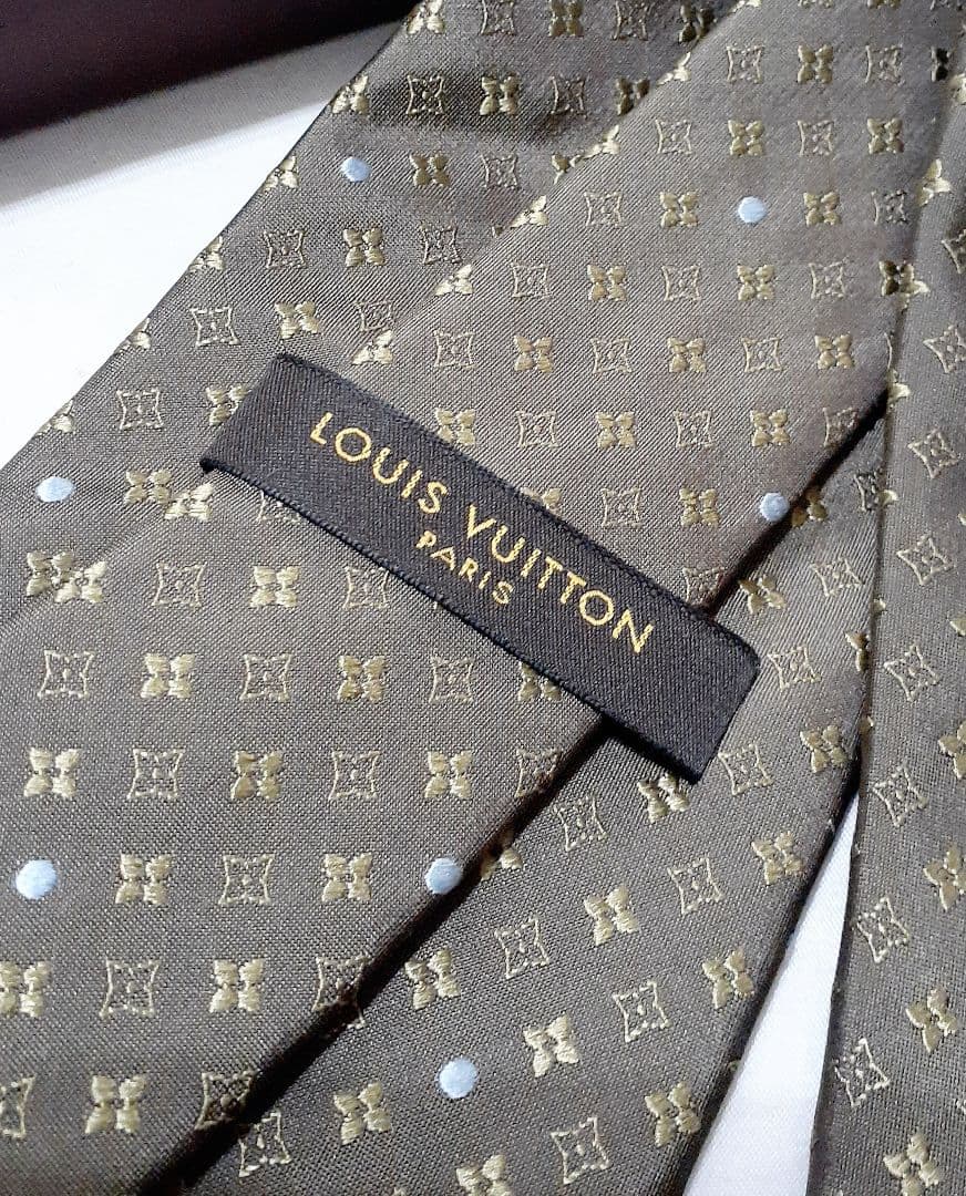 LOUIS VUITTON ルイヴィトン ネクタイ モノグラム ドット