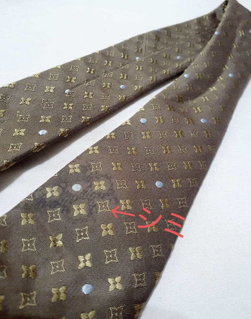 LOUIS VUITTON ルイヴィトン ネクタイ モノグラム ドット