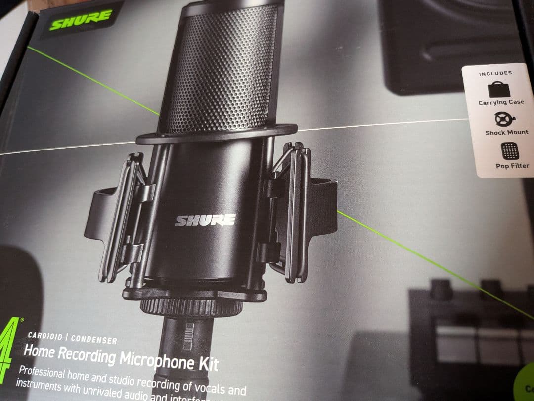 SM4 SHURE コンデンサーマイク/スタンドセット