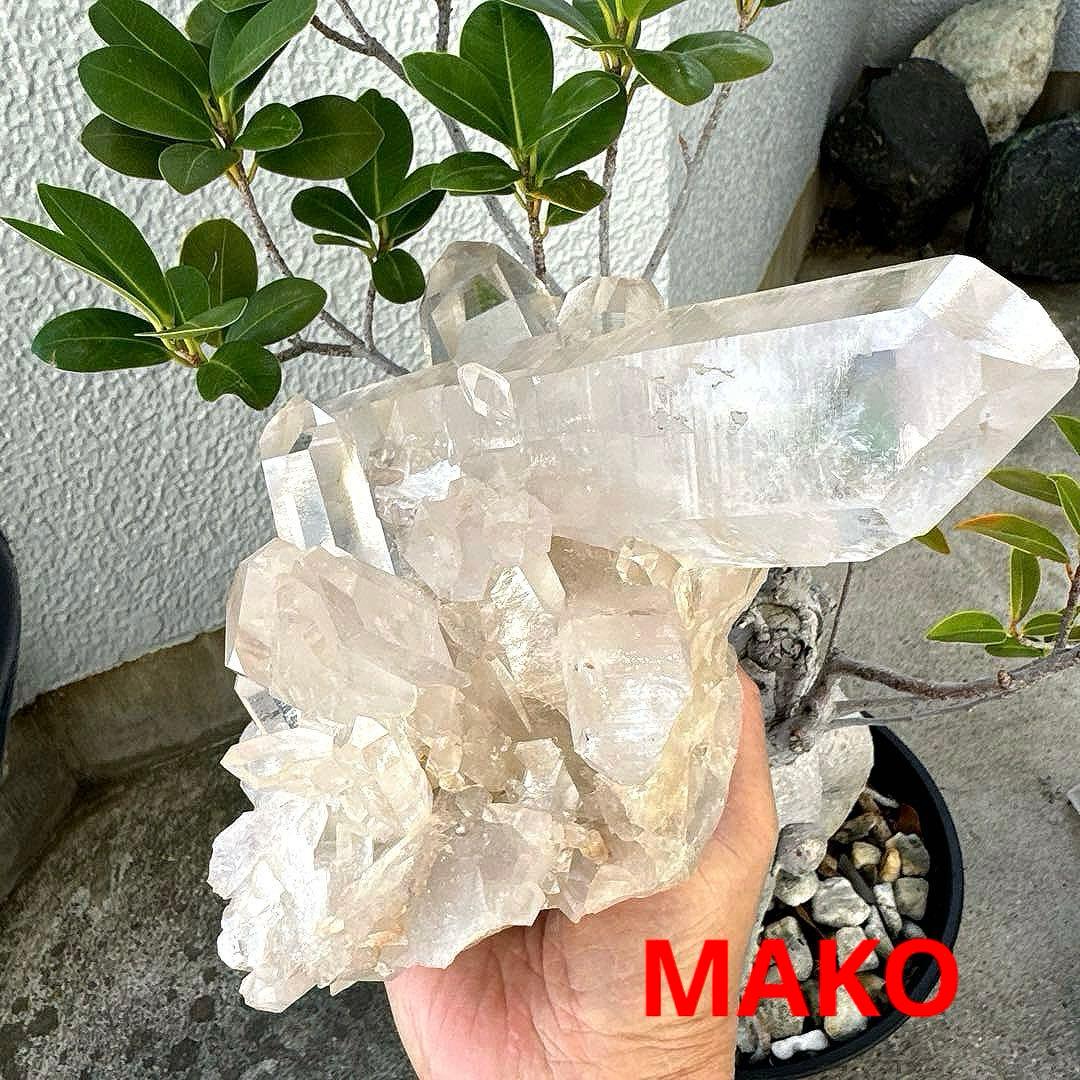 M1935☆水晶クラスター3.6Kg☆天然石　原石
