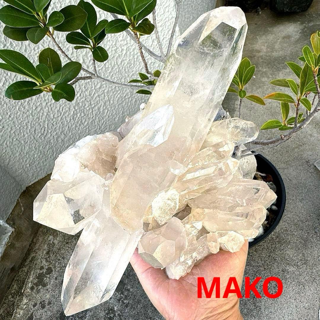M1935☆水晶クラスター3.6Kg☆天然石　原石