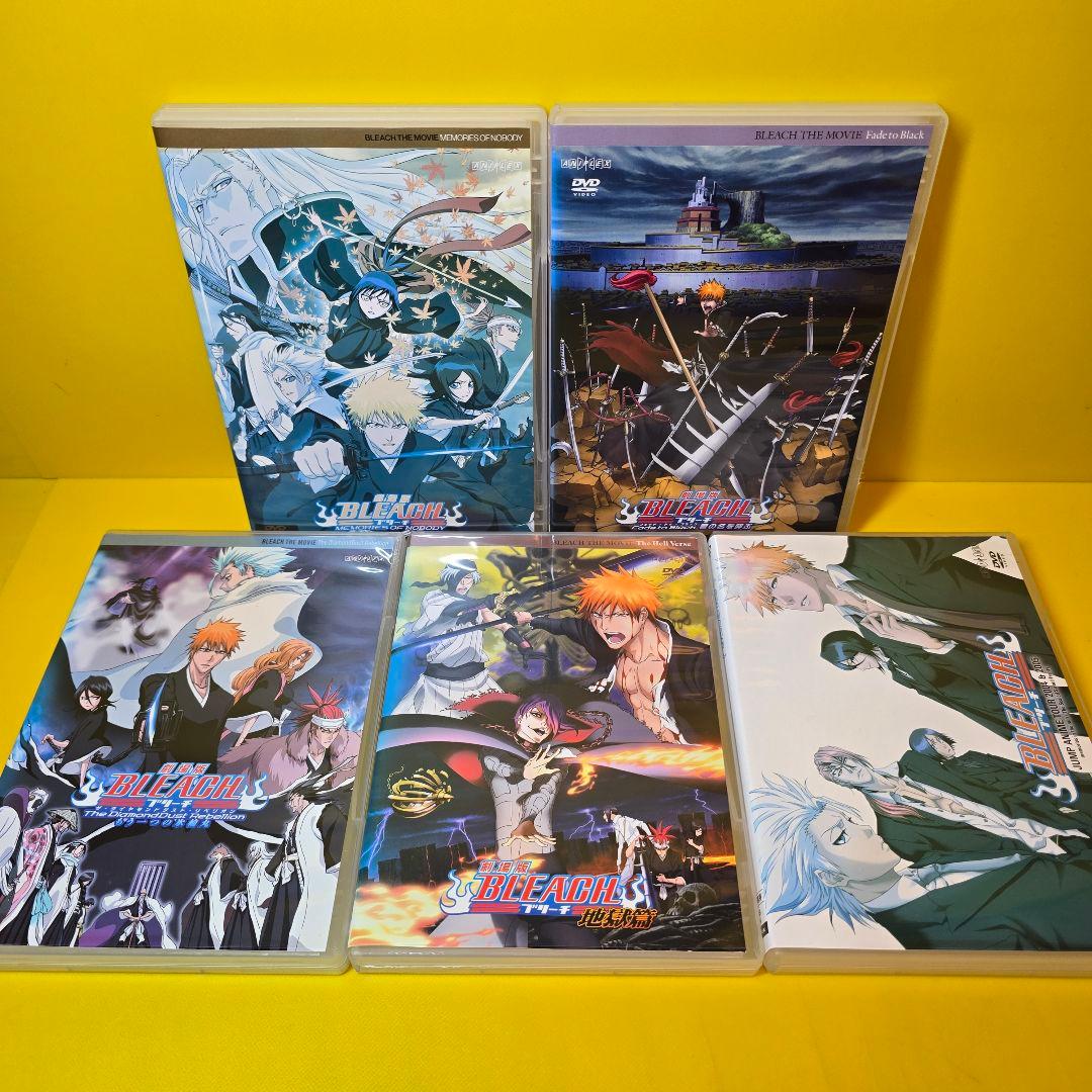 新品ケース交換済　BLEACH ブリーチDVD93巻 全366話+劇場版5作品