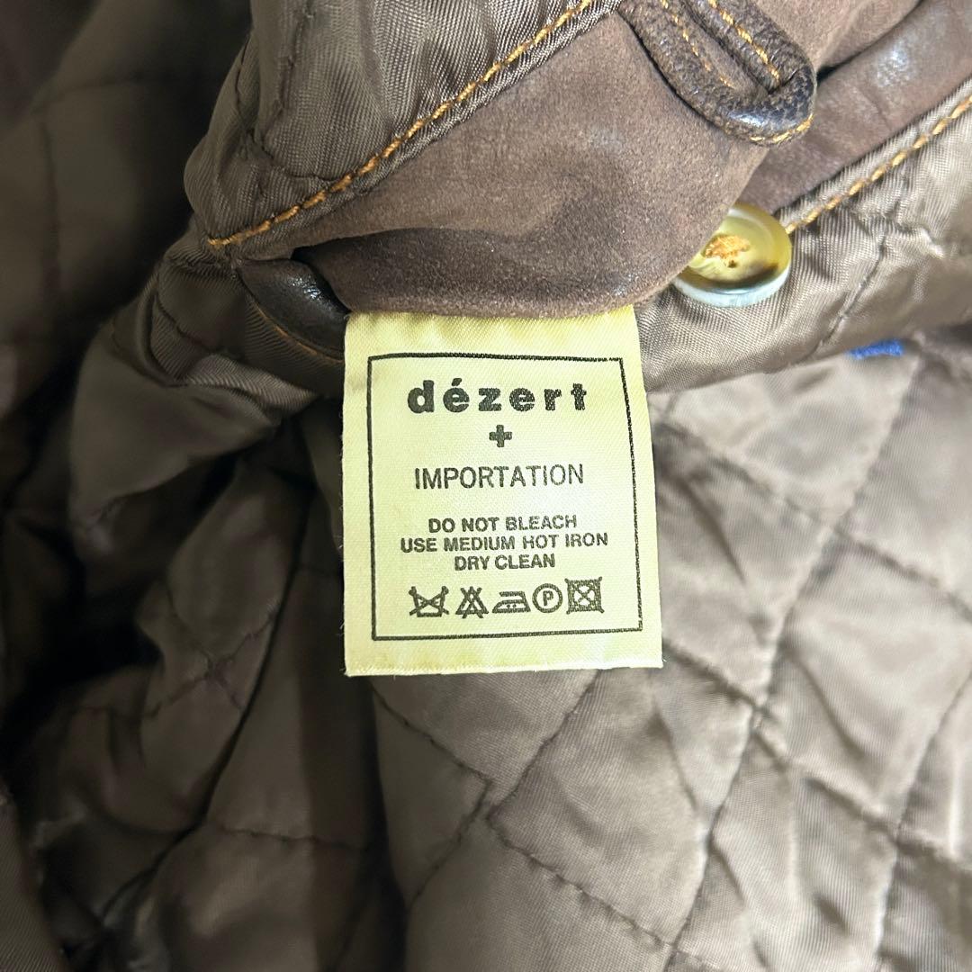 希少✨ DEZERT レザー ハンティングジャケット 本革 フランス産羊革