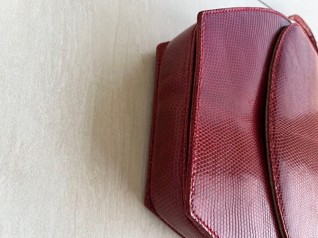GUCCI レッド　ヴィンテージバッグ