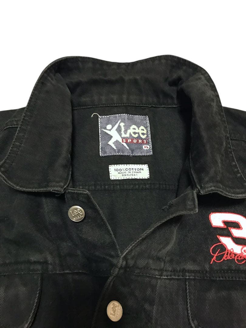 vintage 90s Lee SPORT 後染めブラック XL ブラックデニム