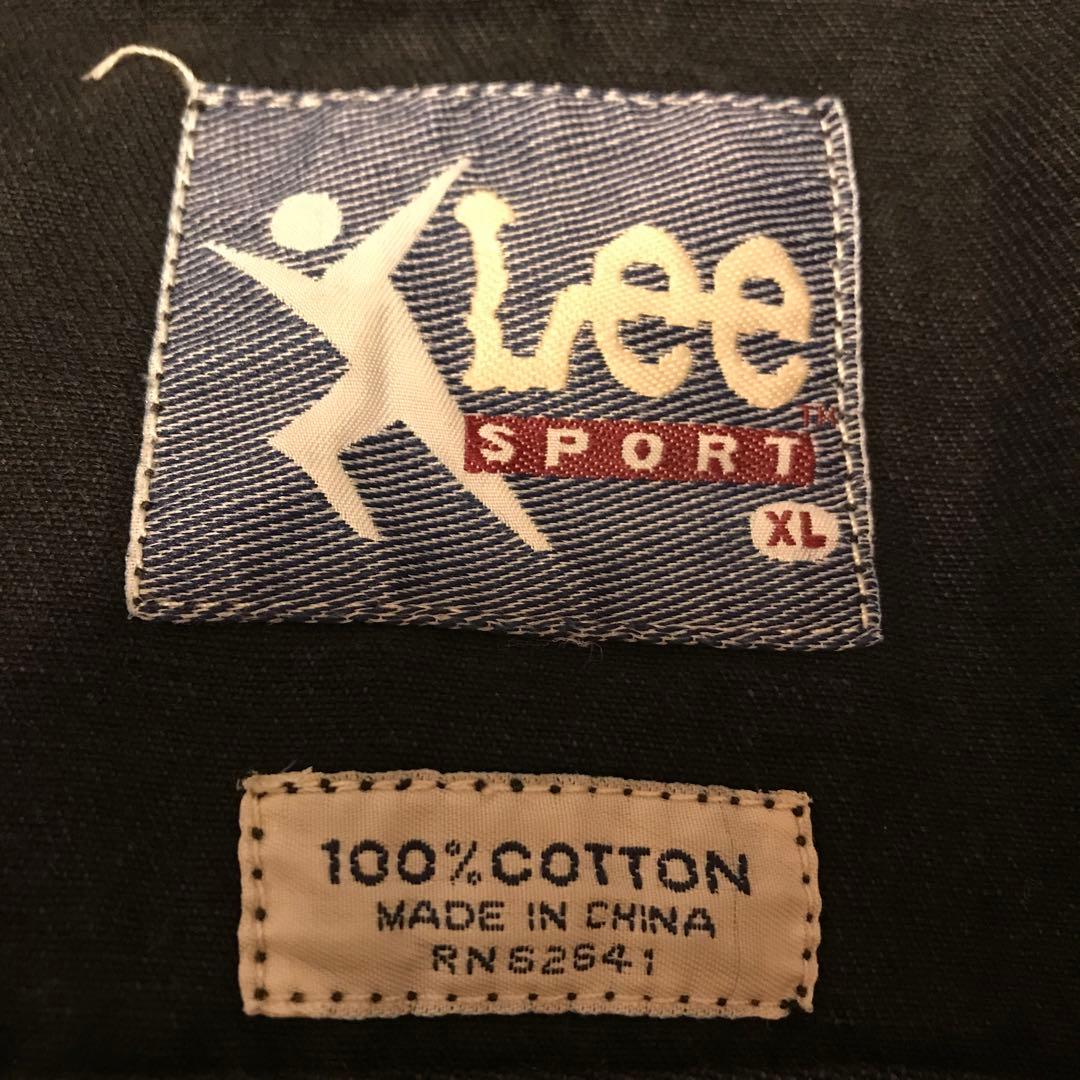 vintage 90s Lee SPORT 後染めブラック XL ブラックデニム