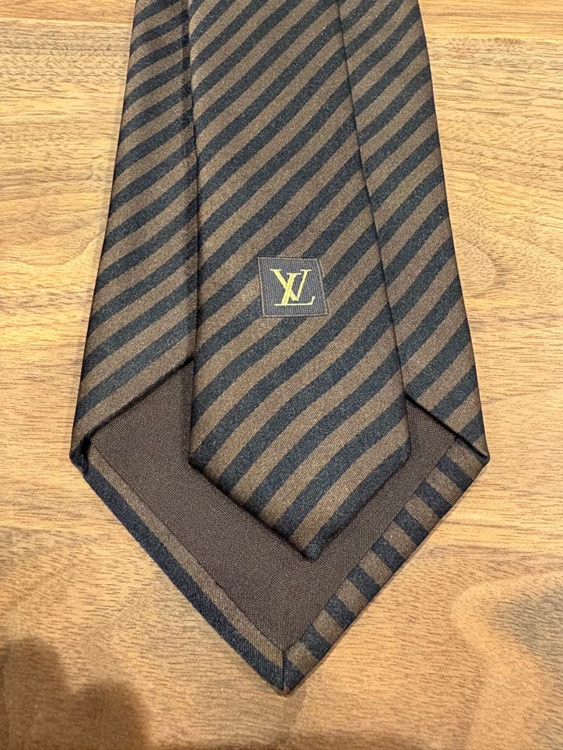 LOUIS VUITTON★メンズ ネクタイ シルク ブラウン系 おまとめ割あり
