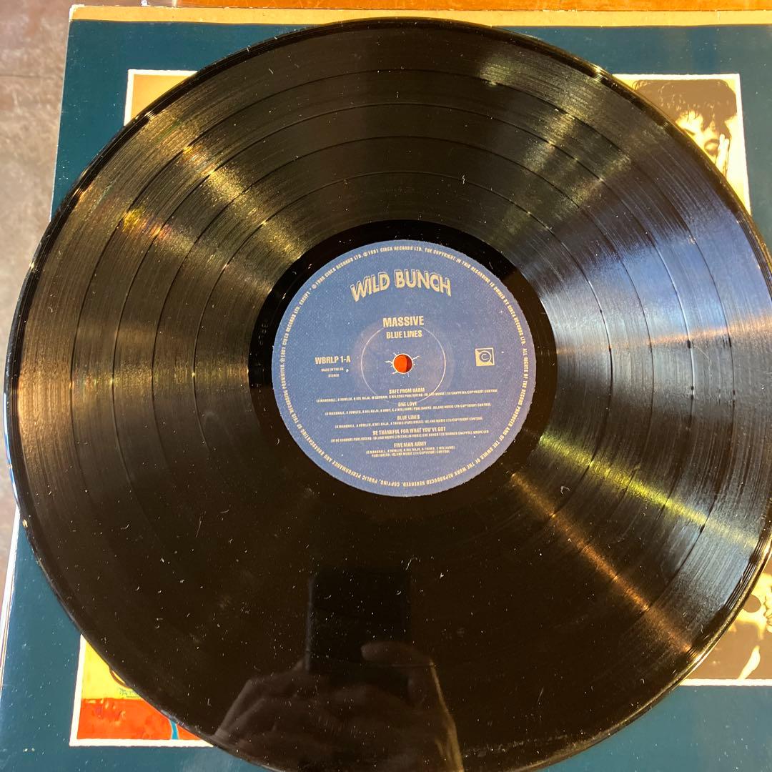 洋楽 massive attack/blue lines LP