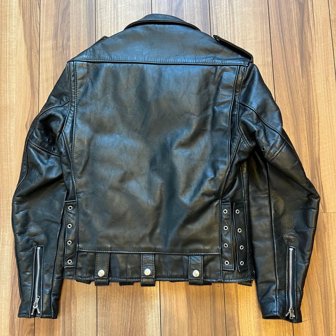 schott 609 34 レザーダブルライダースジャケット ショット 618