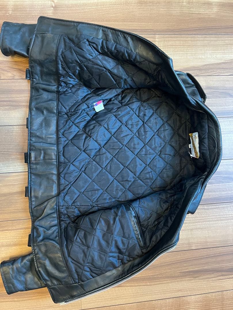 schott 609 34 レザーダブルライダースジャケット ショット 618