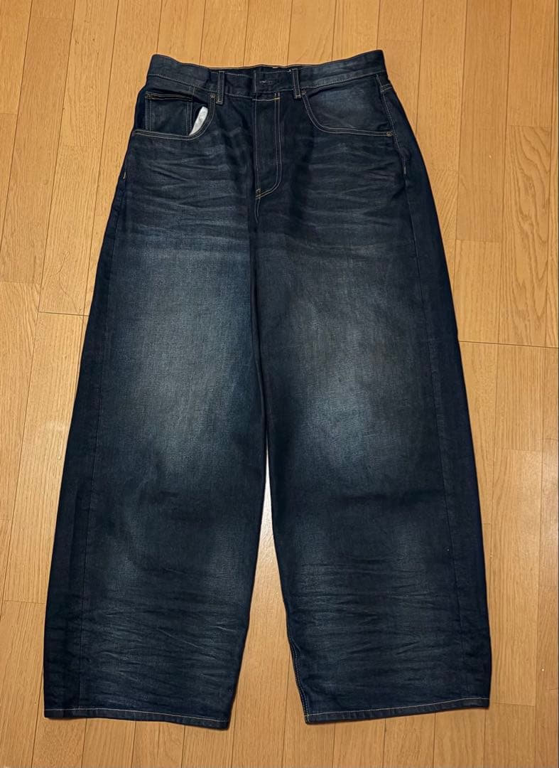 ZARA バギーフィットデニムパンツ