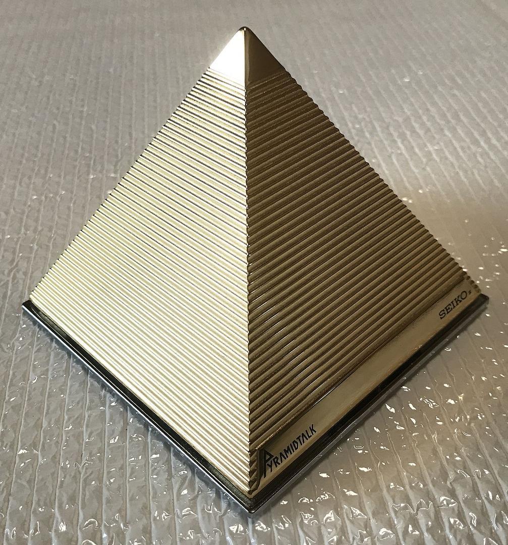 SEIKO PYRAMIDTALK★ピラミッドトーク DA 585 G 置時計