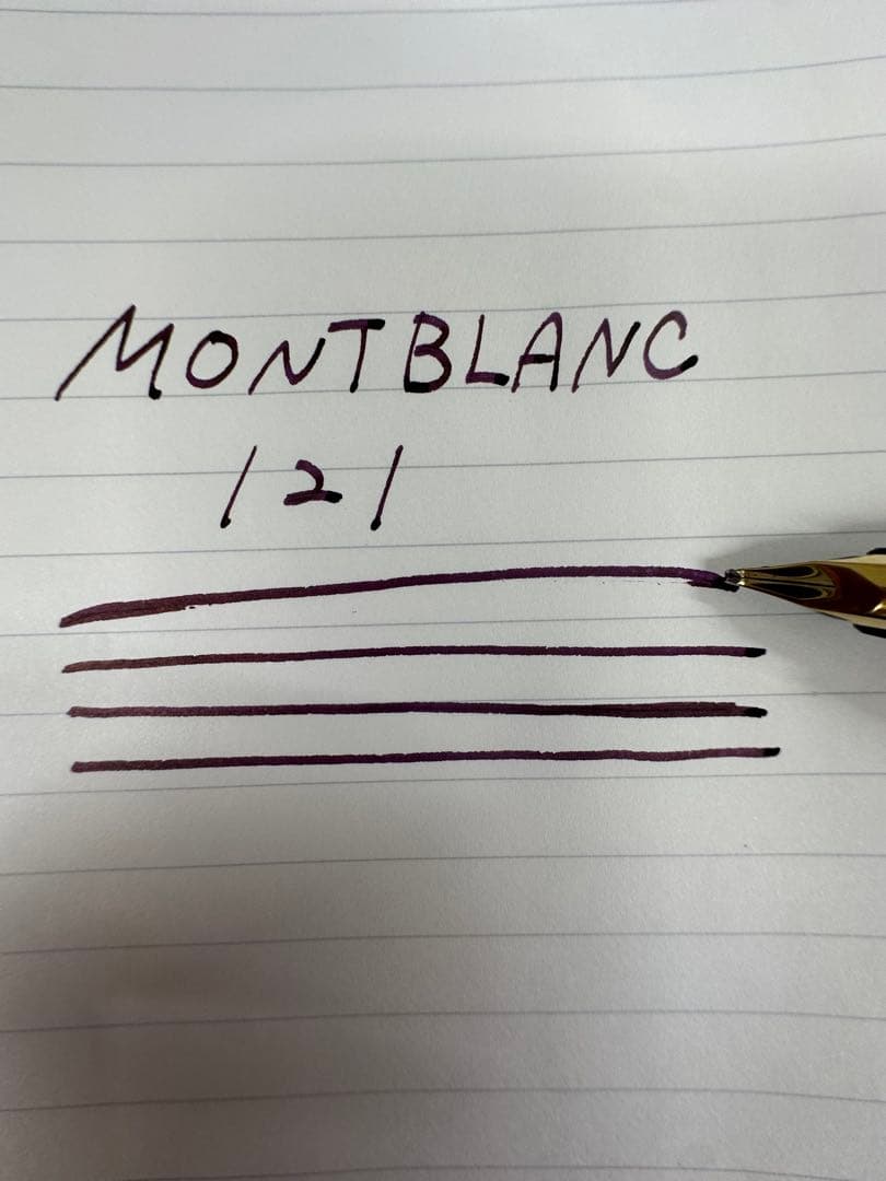 モンブラン　121 太字　状態良好　ビンテージ　万年筆　MONTBLANC