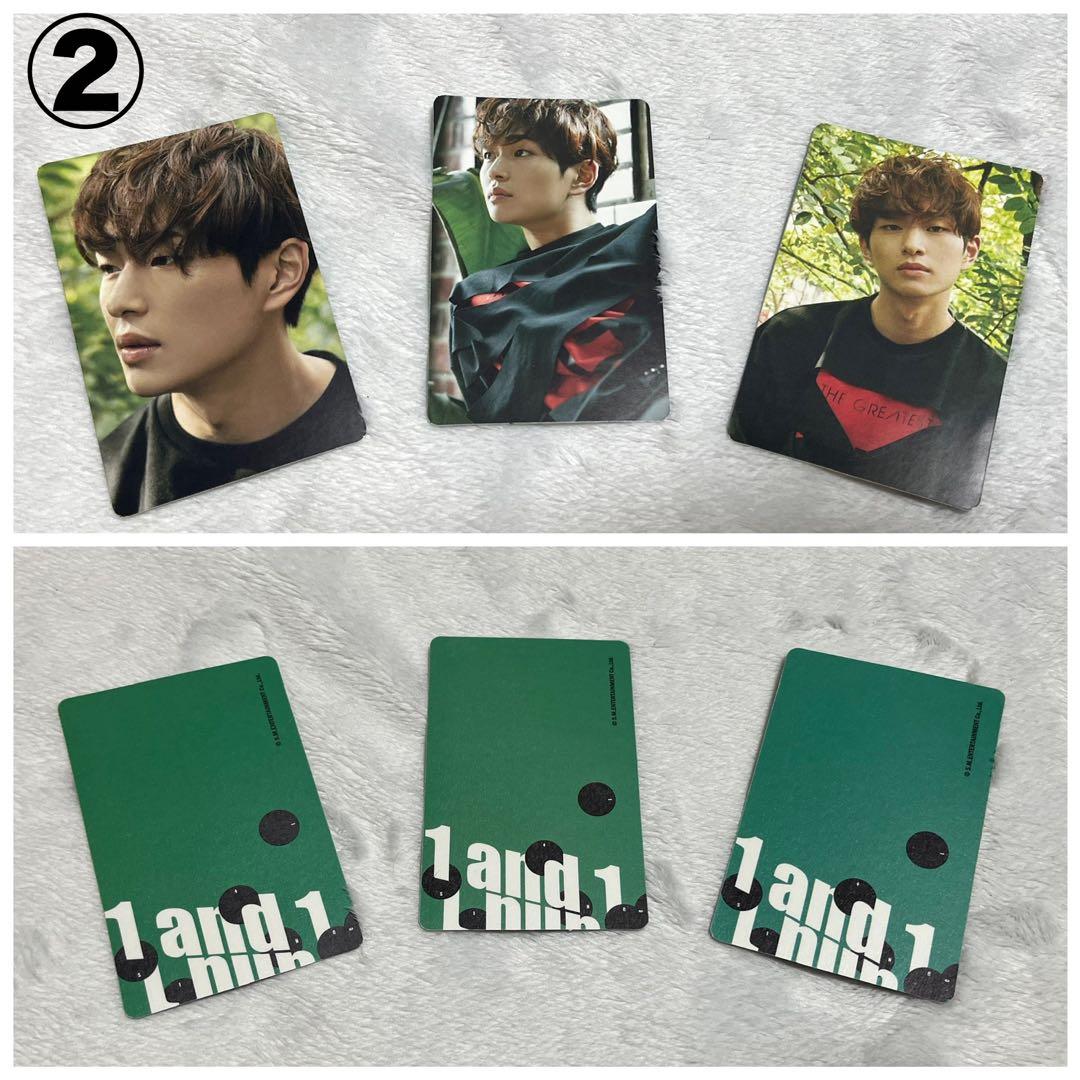 SHINee　オニュ　1and1 トレカ　ステッカー　ファイル　セット