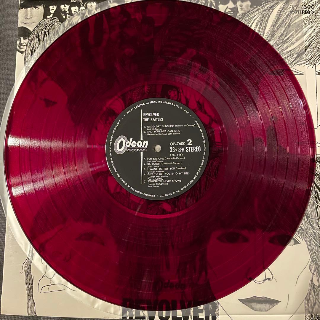 【ジャケほぼ新品】The Beatles REVOLVER 【赤盤¥1750】