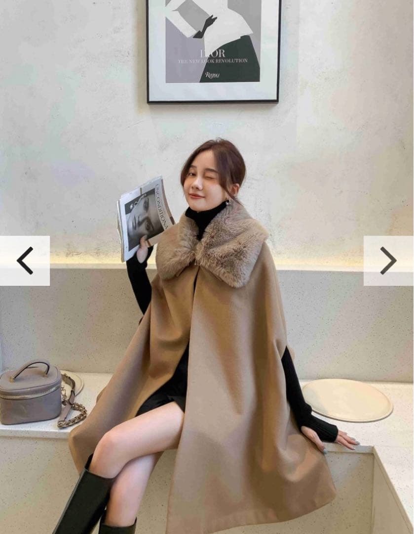 birthday bash ファーカラーマントFur Collar Mantle