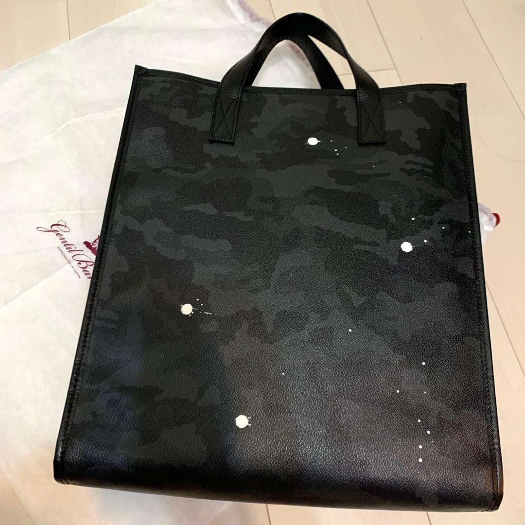 未使用級　GENTIL BANDIT ジャンティバンティ　縦型トートバッグ　黒
