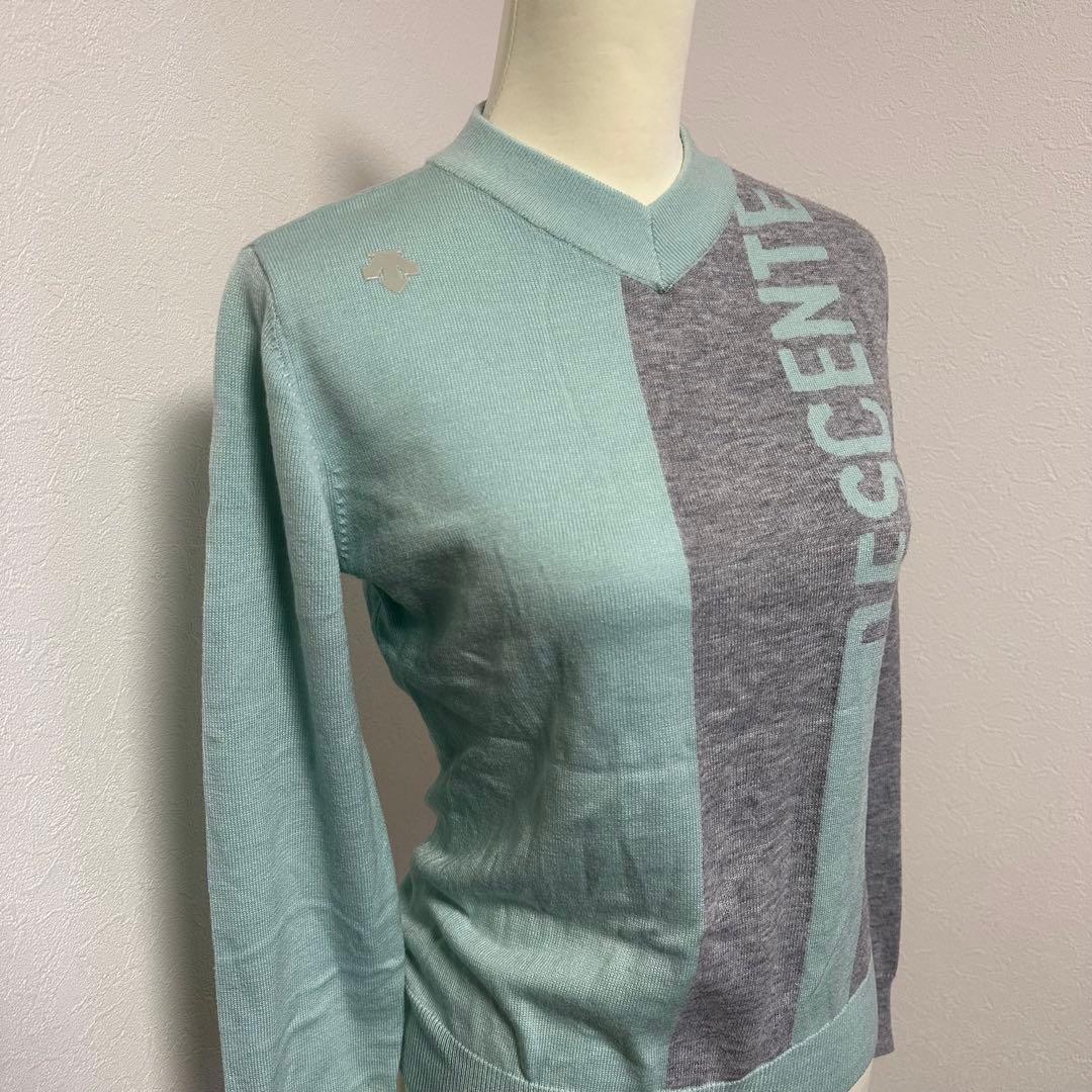 DESCENTE GOLF レディース Vネックセーター