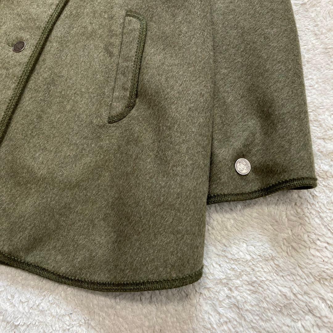 未使用級✨steinbock　ポンチョ　ローデンケープコート　ボタン