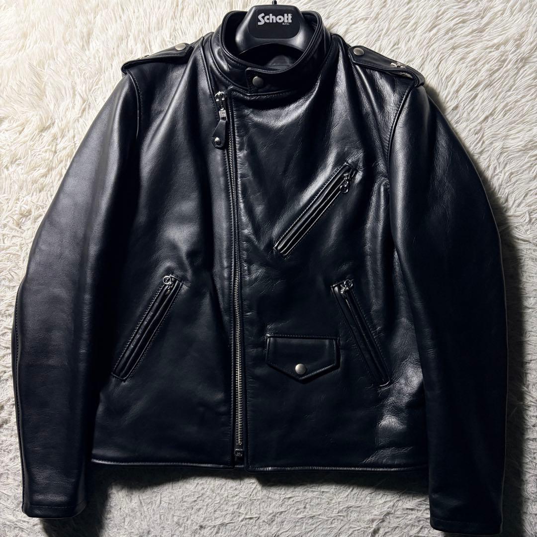 y*G様 未使用級■schott ライダースジャケット 603UST ワンスター