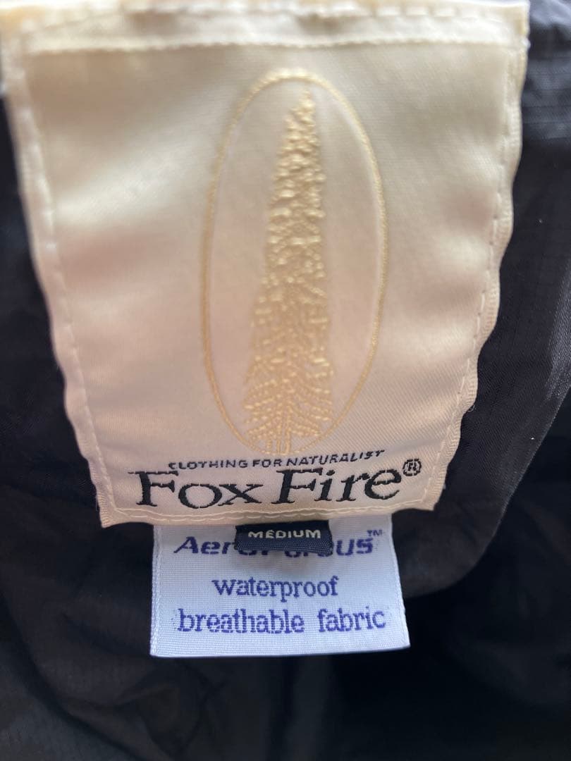 Fox Fire フィッシングスーツ ブラック 上下セット