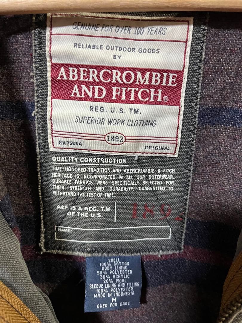 小*鉄様 Abercrombie&Fitch デトロイトタイプ ダックジャケット