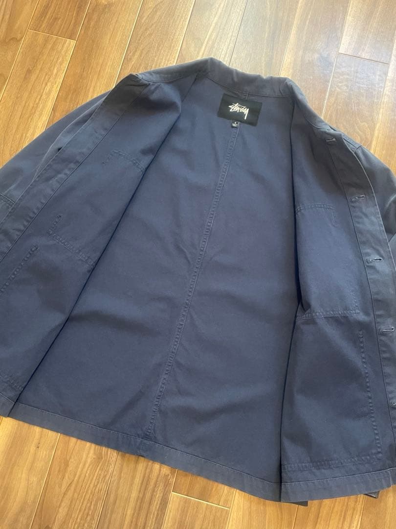 Stussy ステューシー ジャケット　ワークウェア　ネイビー　古着　ストリート