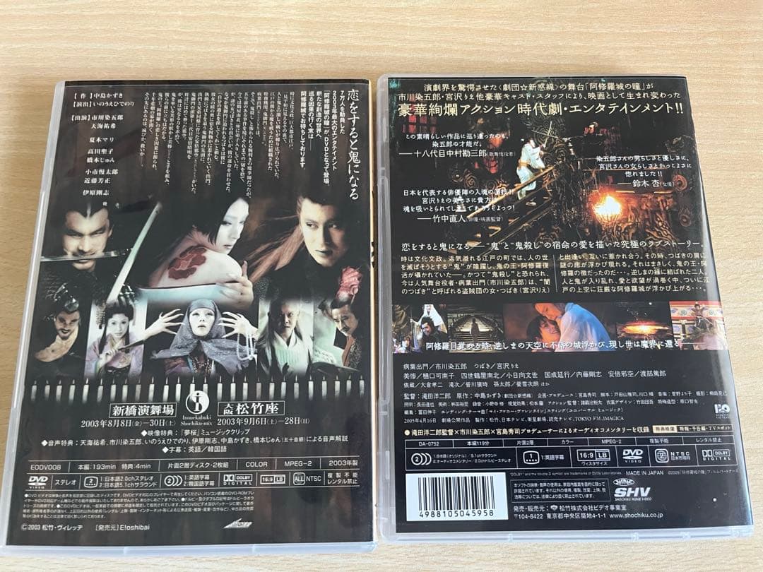阿修羅城の瞳 ツインパック DVD