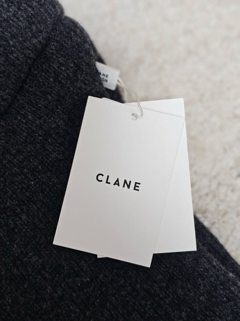 新品未使用＊CLANE MUFFLER SET KNIT CAP グレー