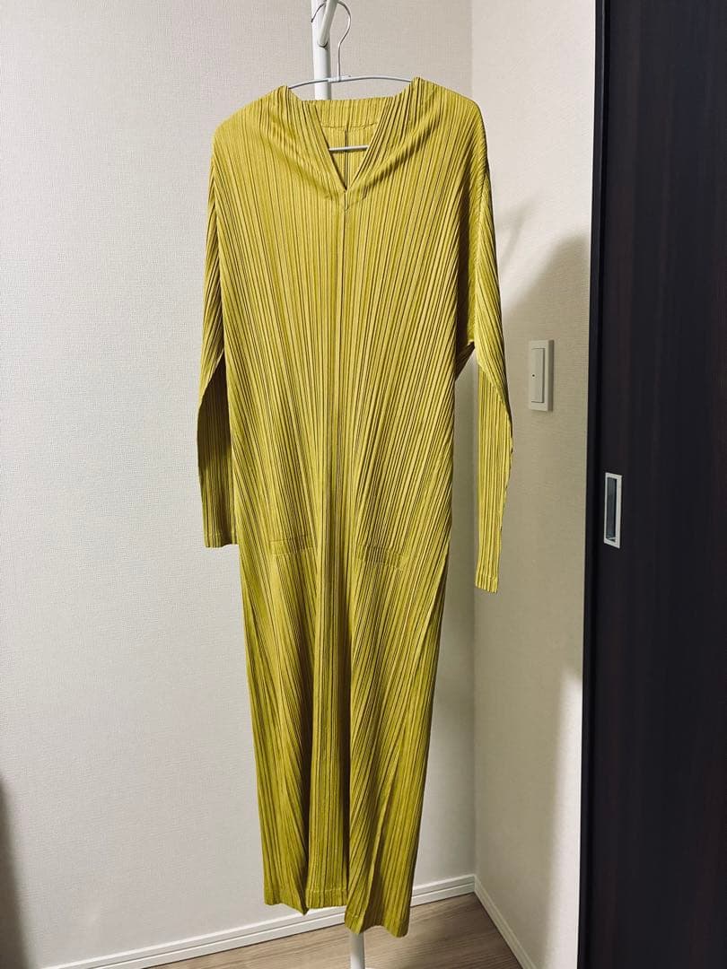 プリーツプリーズ　ロングワンピース　美品　サイズ5