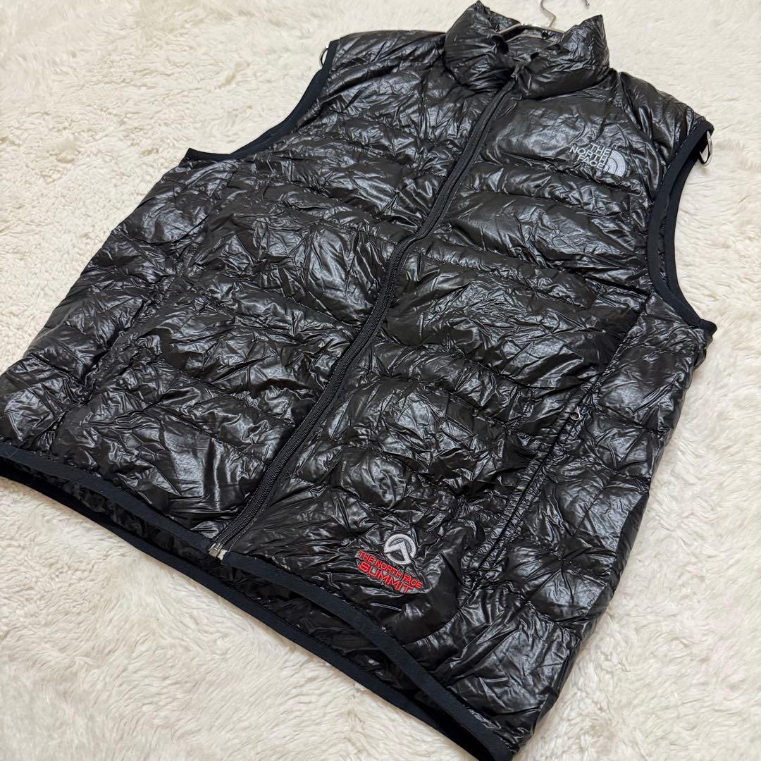 ノースフェイス サミット ダウンベスト Lサイズ 収納袋付