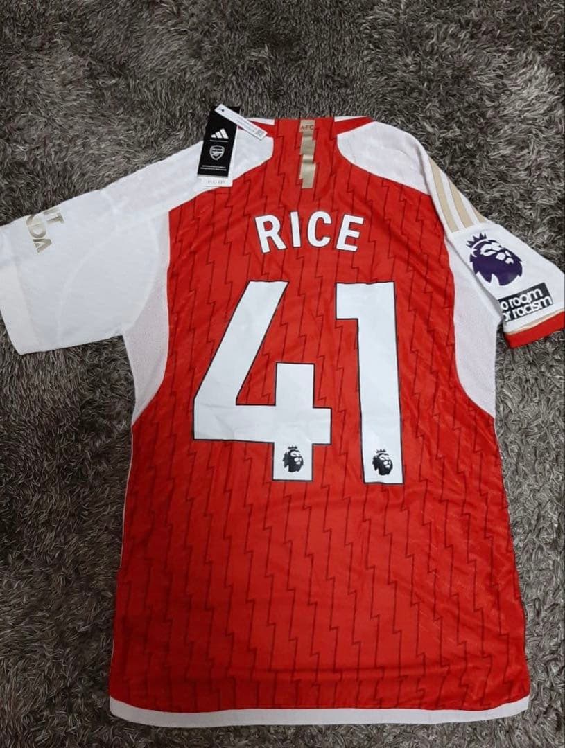 アーセナル　Arsenal23/24ユニフォーム NO.41 デクラン・ライス