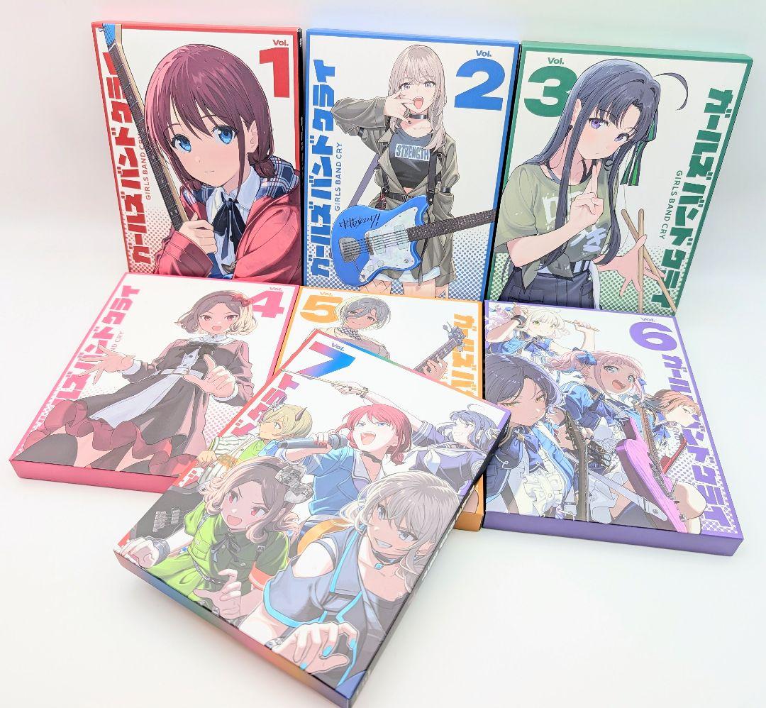 ガールズバンドクライ DVD 1〜7巻全巻セット 仁菜ぬいぐるみ付 豪華限定版①