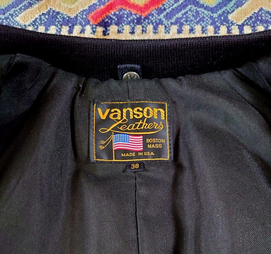 VANSON レザー ジャケット 【38】