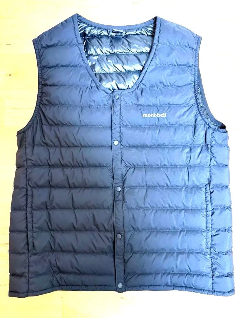 モンベル　スペリオダウンベストVネック超美品⭐️⭐️