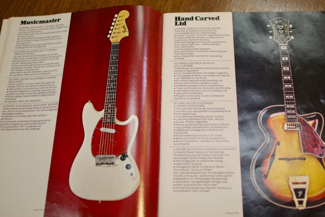 趣味 Vintage 1973 Fender Full Lineup Catalog