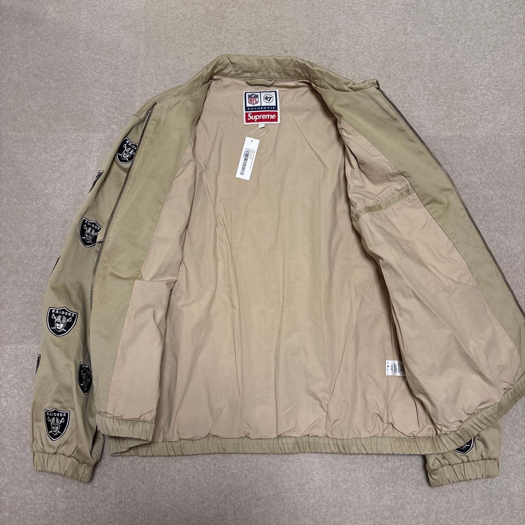 未使用 Supreme NFL Raiders ハリントンジャケット レイダース