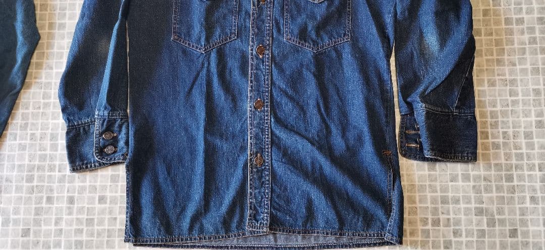 あ*ゃ様 ヴィンテージ　60〜70年代　bar-c デニムシャツジャケット vt