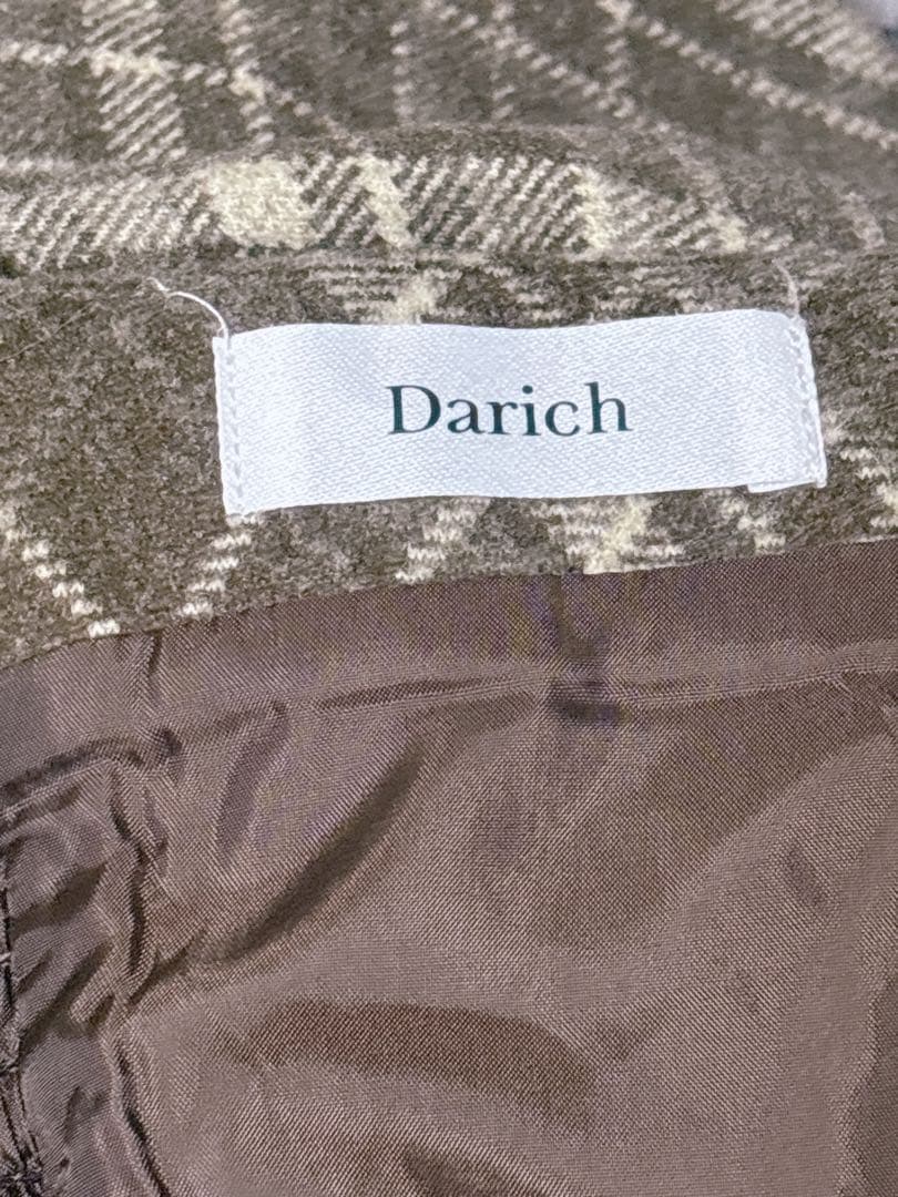 R*様 Darich レイヤードチェックイレヘムミディワンピース FREEサイズ