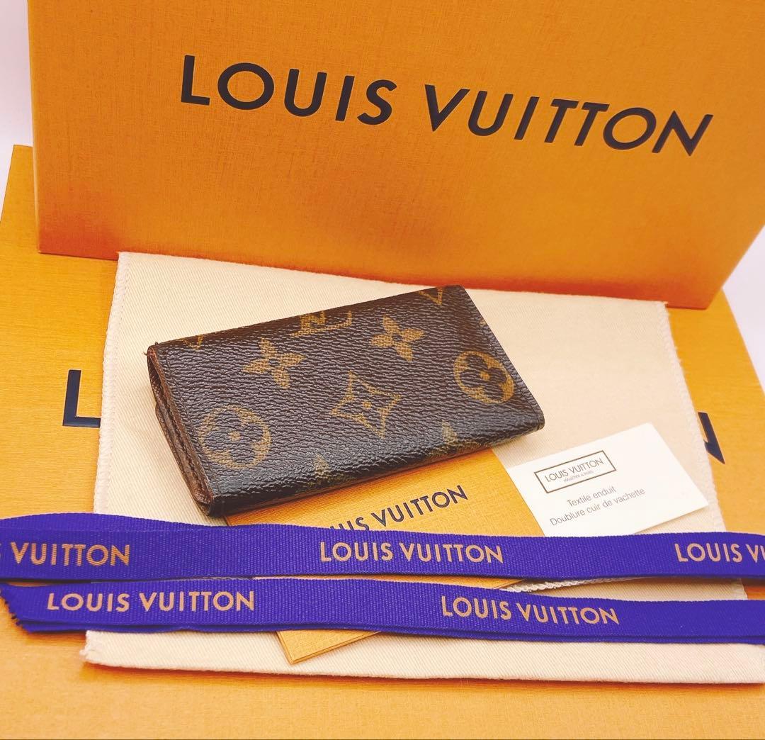 LOUIS VUITTON キーケース　ミュルティクレ4 モノグラム　【美品】