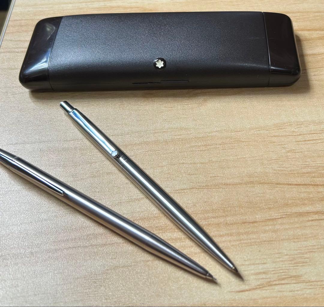 MONTBLANC ノブレスシャーペン、スリムラインボールペン