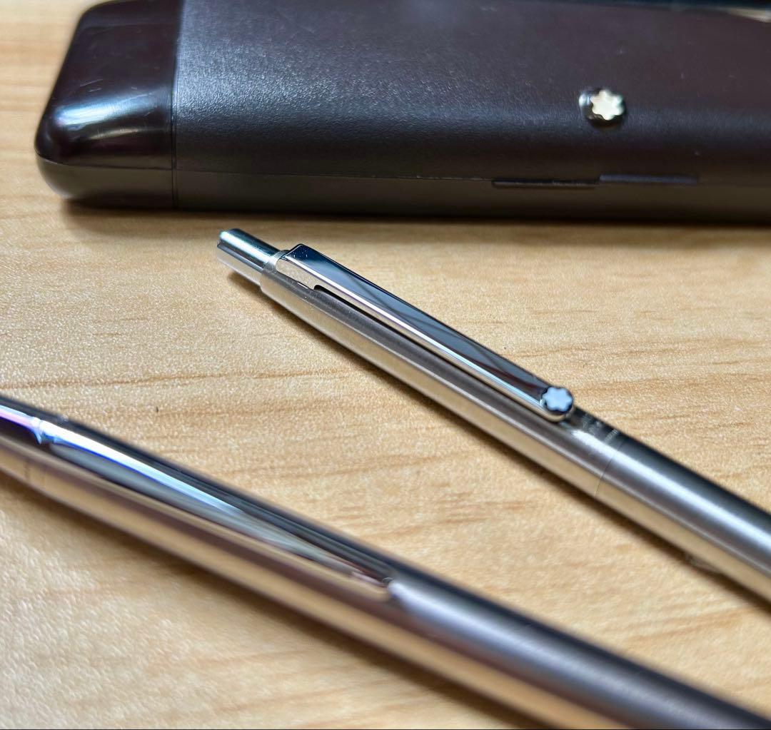 MONTBLANC ノブレスシャーペン、スリムラインボールペン