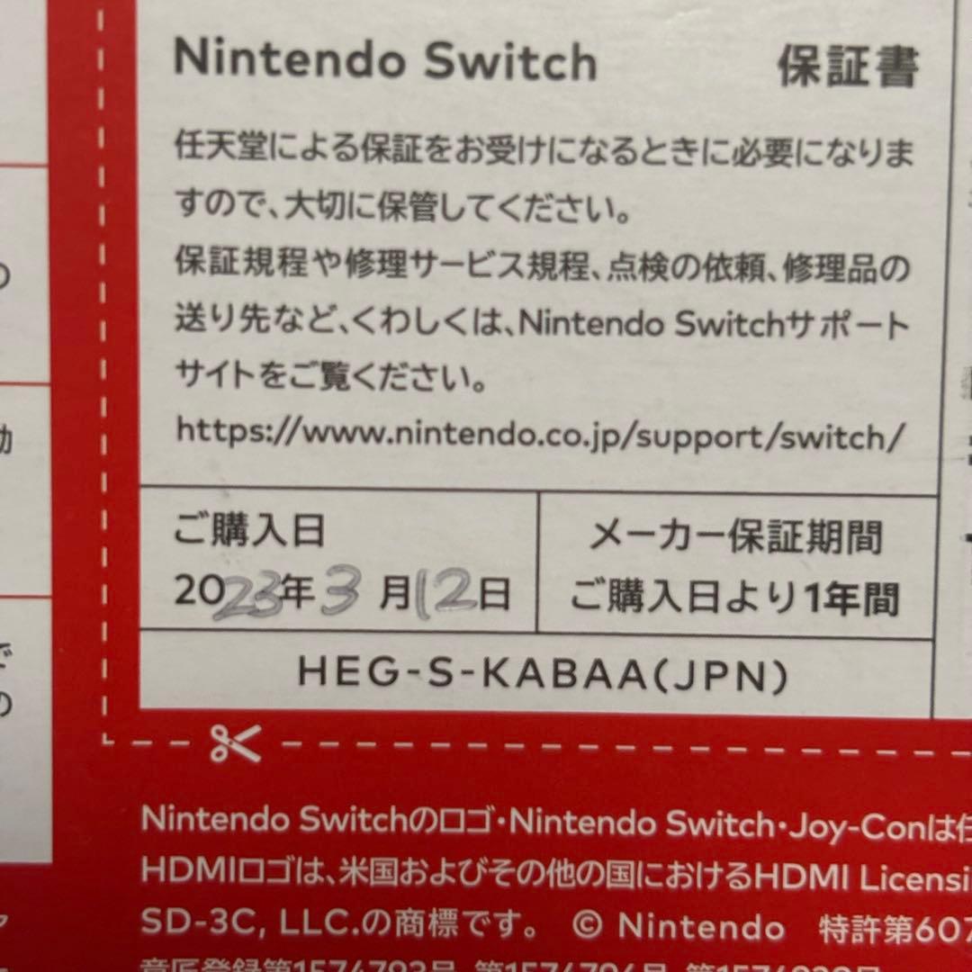 美品 NintendoSwitch 有機ELモデル 収納ケース 保護フィルム付き