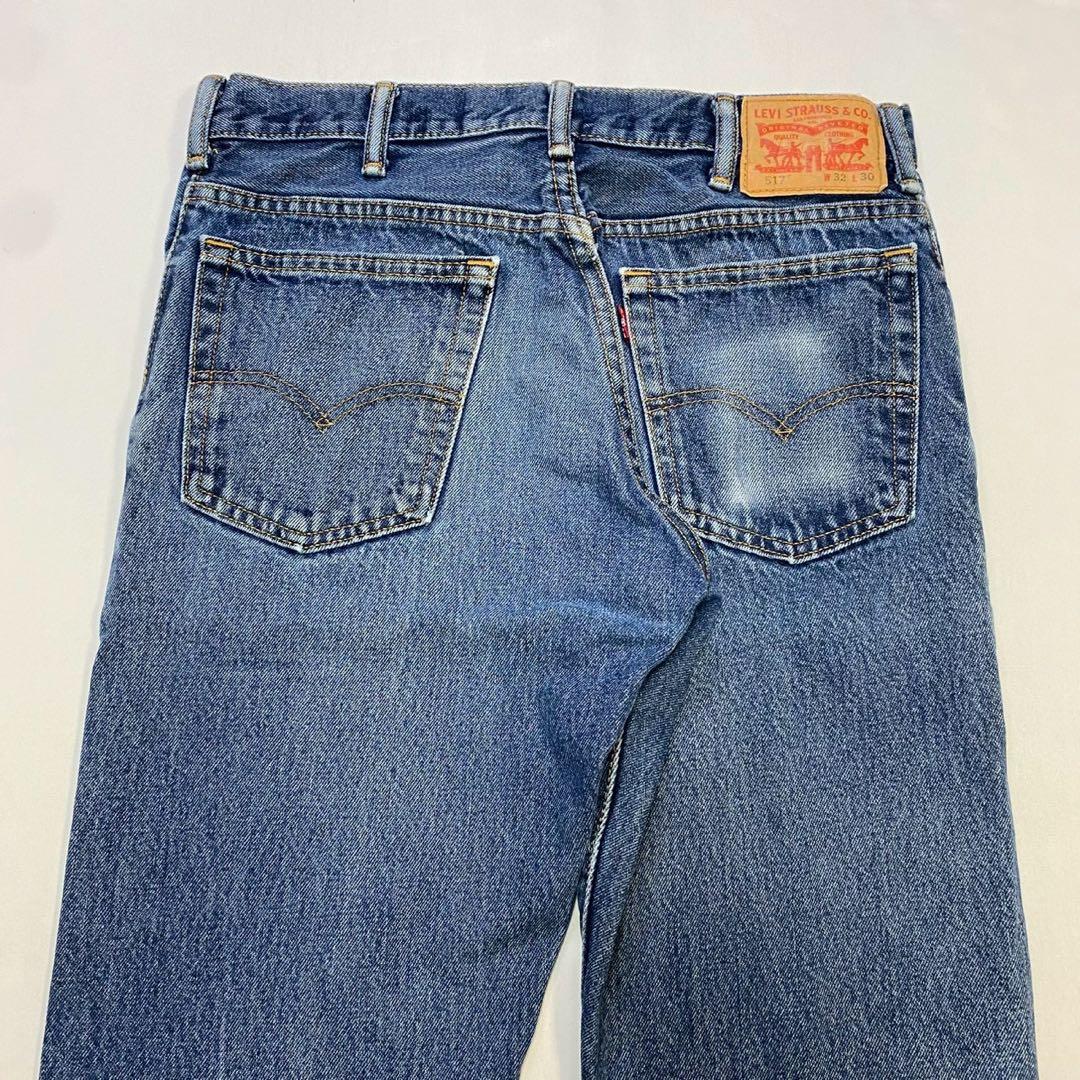 【Levi’s】リーバイス517 フレアデニム　ブーツカット　グランジ　W32