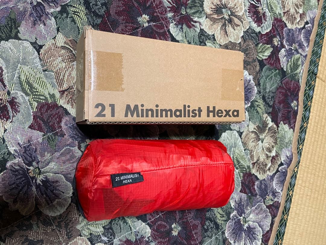 ゼログラム Minimalist Hexa tarp(RED)